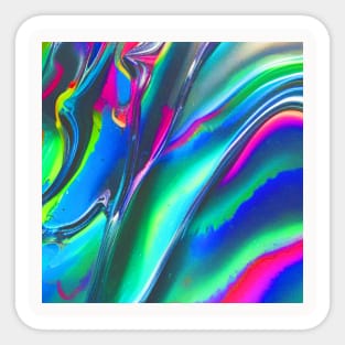 Abstract Magic Colorful Sticker